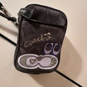 Coach camera pouch, could cross-function as a mini makeup bag